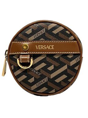 Versace Waist Bag Belt Bag Brown